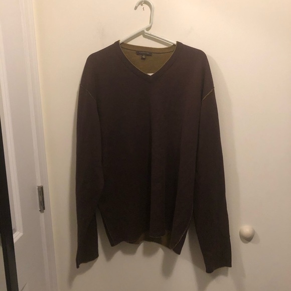 Saltaire Purple and Green Pullover Sweater - Picture 1 of 4